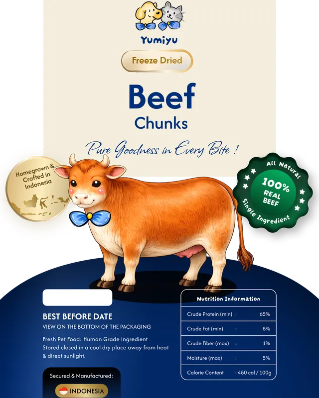 Beef Chunks packaging