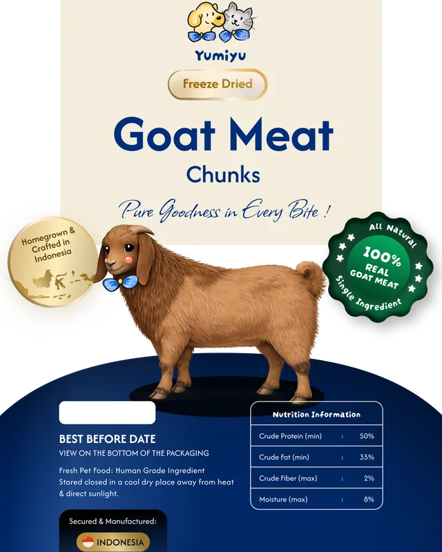 Goat Meat Chunks packaging