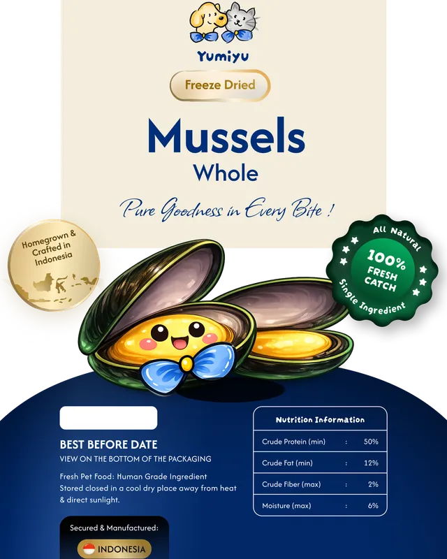 Mussels Whole packaging