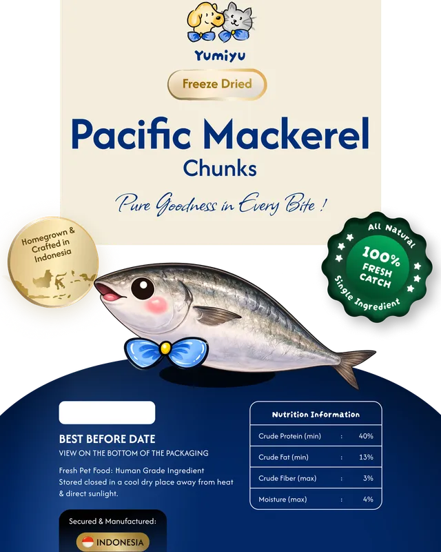 Pacific Mackerel Chunks packaging