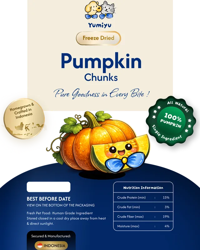 Pumpkin Chunks packaging