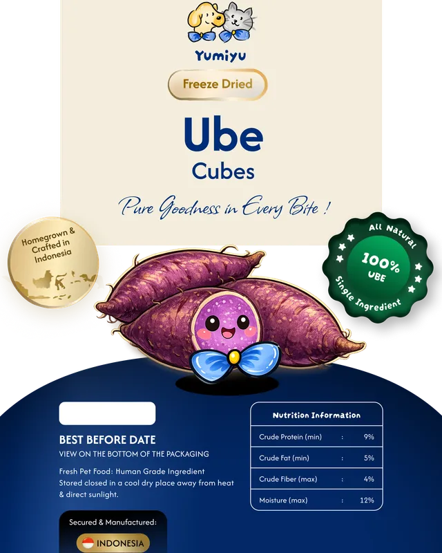 Ube Cubes packaging