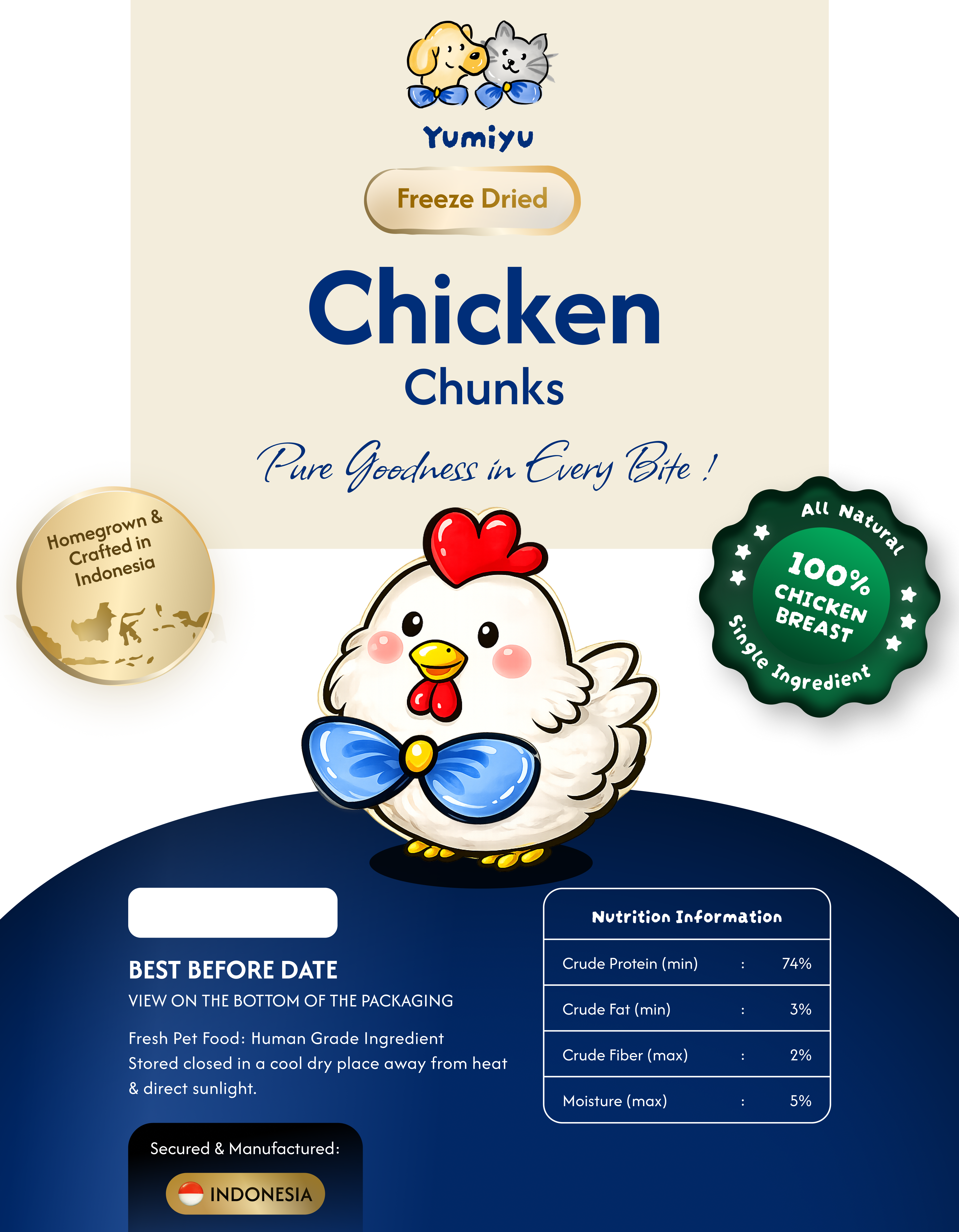 Chicken Chunks packaging