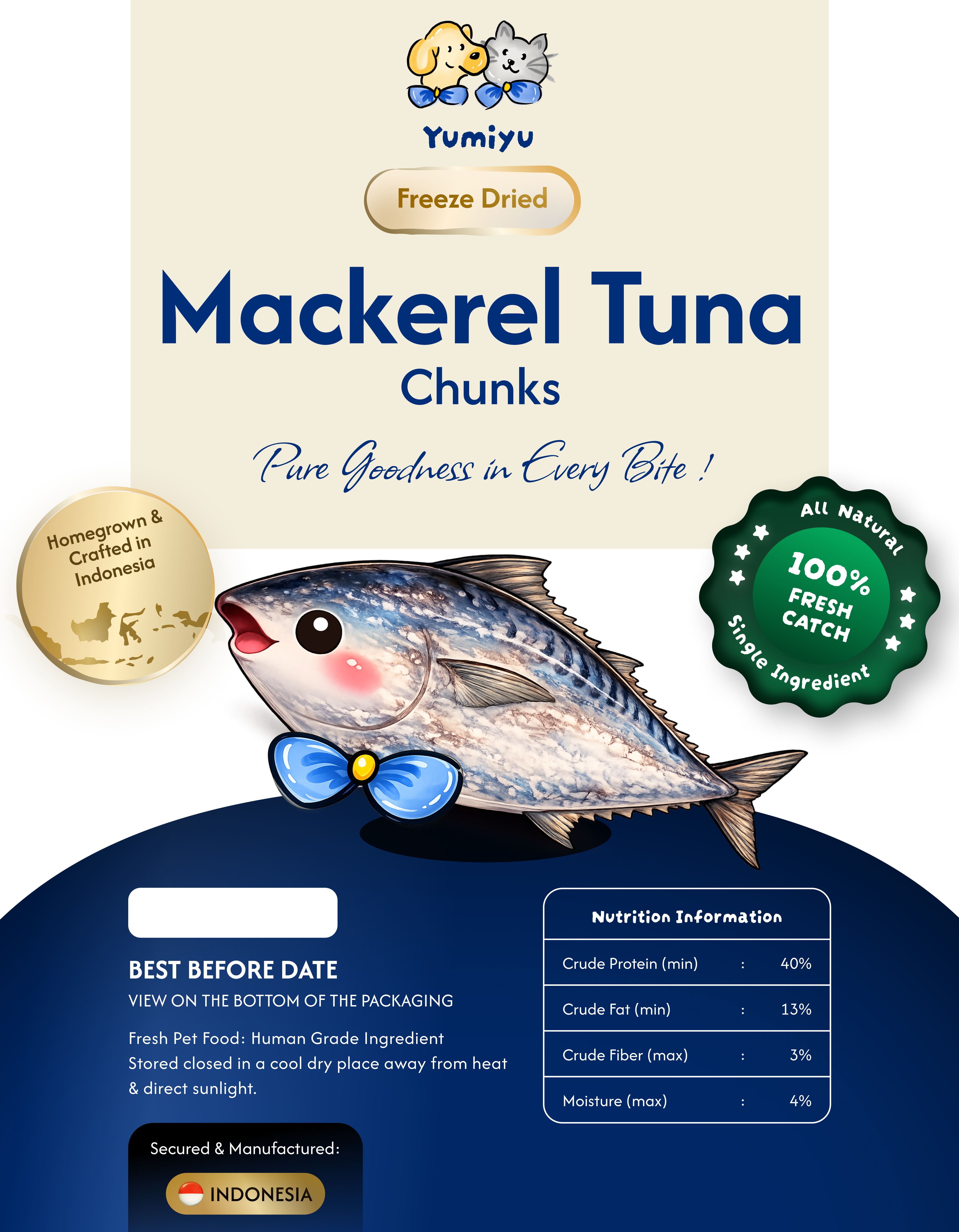 Mackerel Tuna Chunks packaging