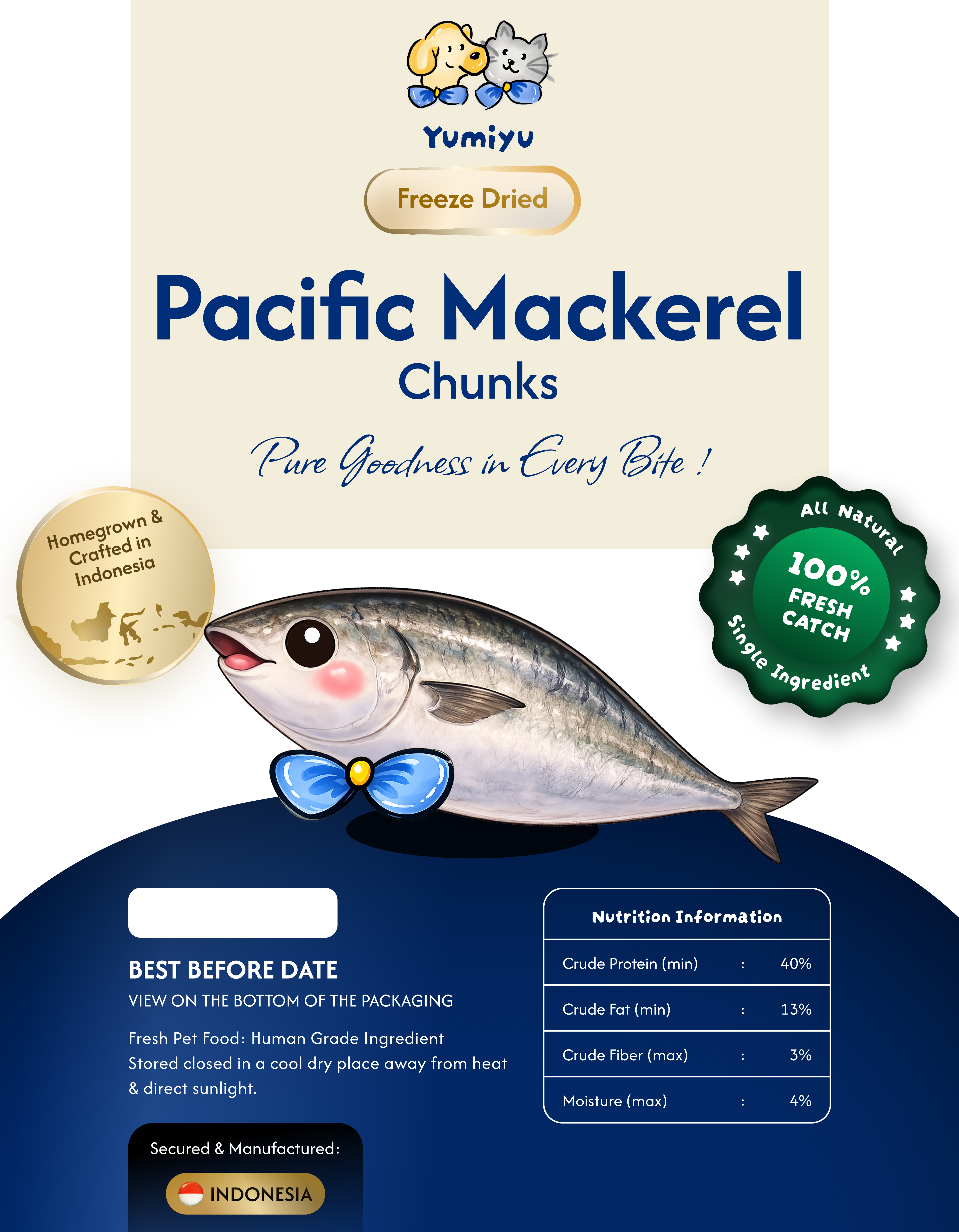Pacific Mackerel Chunks